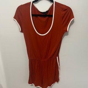 Forever 21 Orange Romper